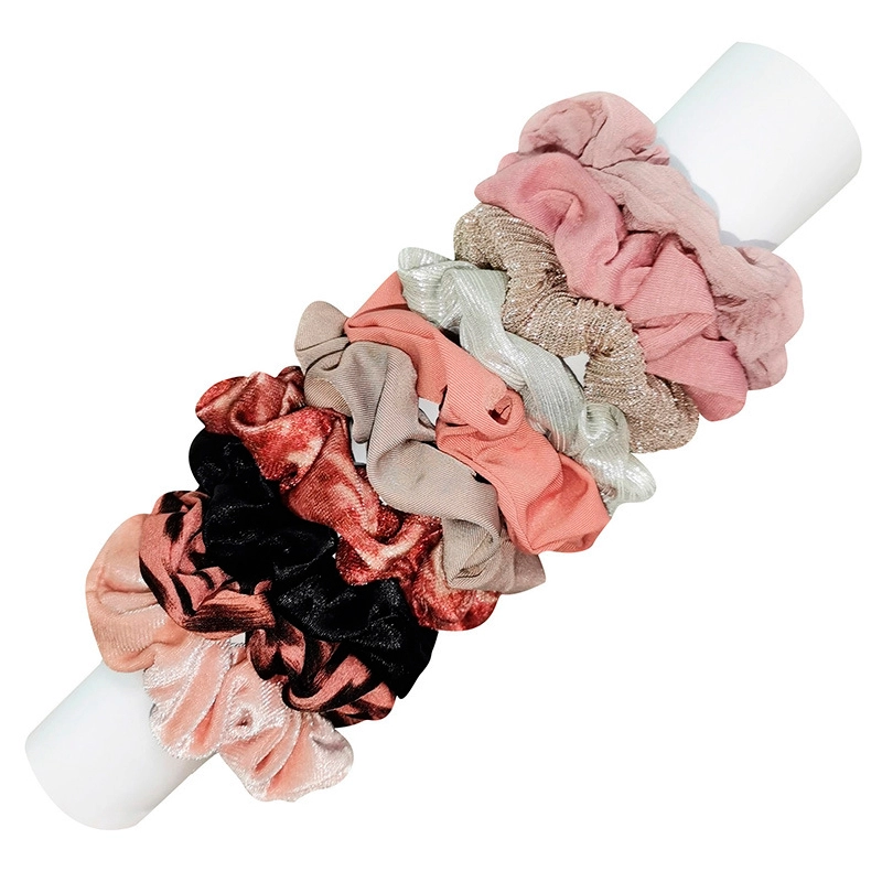 multi elastic scrunchies set