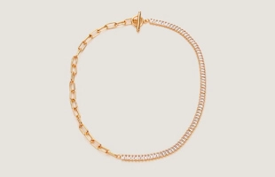 3104205 chaîne de zircon Tbar collier