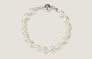 Bracelet perle 3104151 avec fermoir à billes magnétique