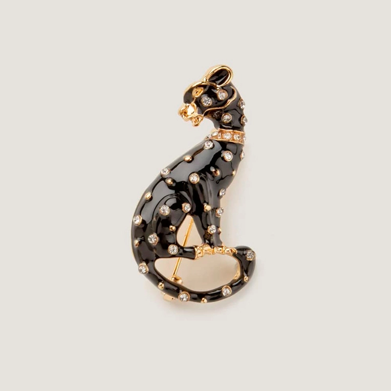 leopard brooch