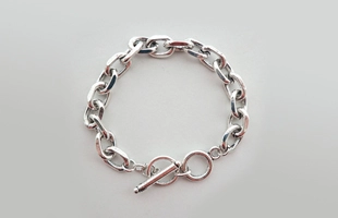 3104291 Bracelet chaîne à maillons ovales pour hommes