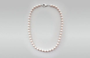 Collier court en perles pour hommes 3104290