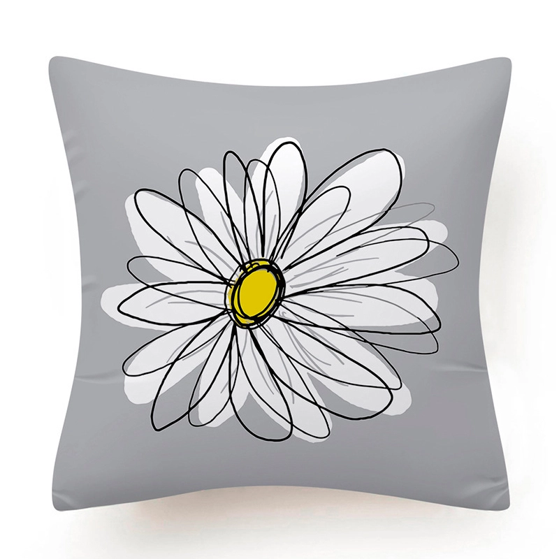 daisy print cushion case