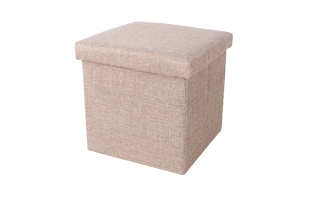 3504243 boîte de rangement pliable en tissu Linum tabouret