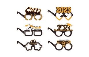 Lunettes de papier pour fête de 3304518