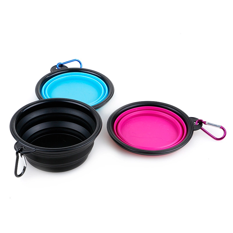 silicone foldable pet bowl