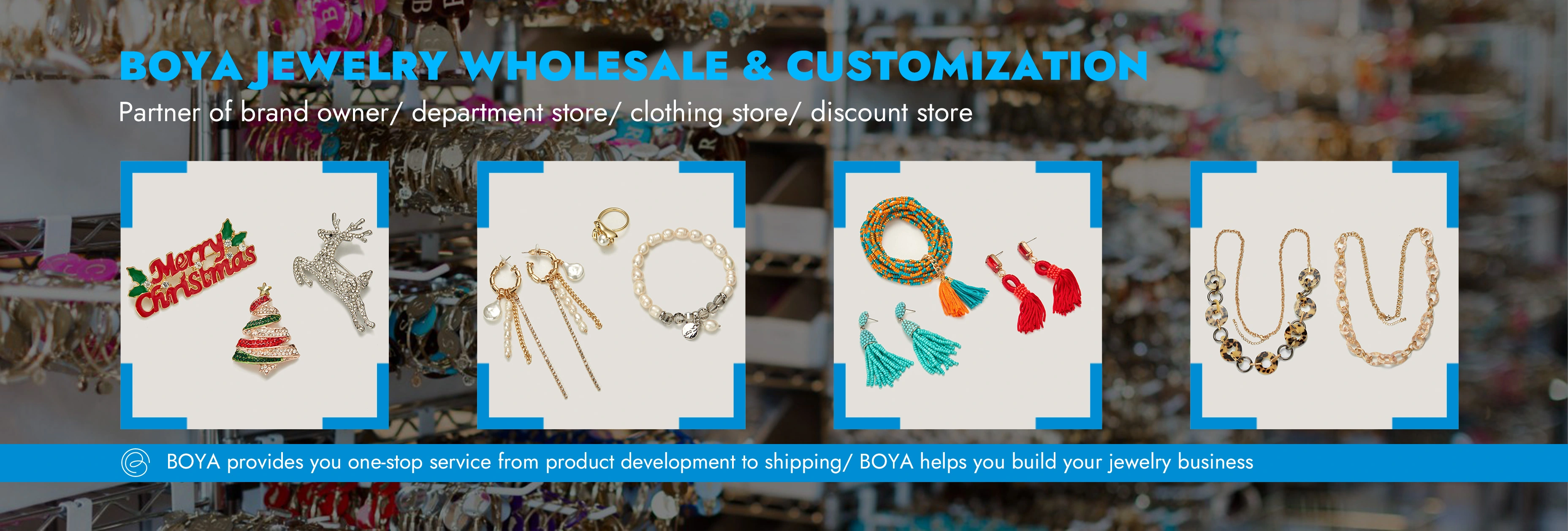 BOYA Bijoux en gros et personnalisation