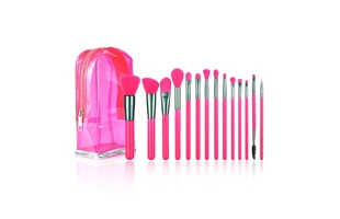 3210593 Portable Brosse De Maquillage PVC Néon Sac