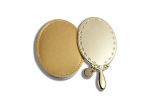 Miroir compact à main 3210614 avec pendentif