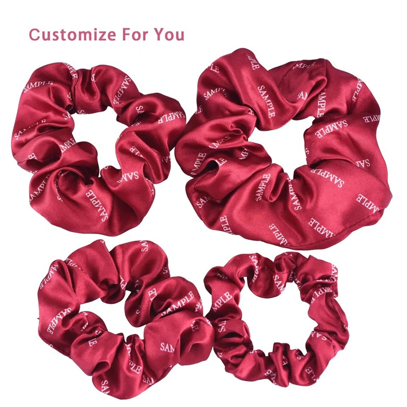 Printed Stain Elastic Scrunchy