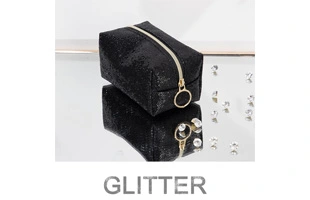 3210603 petite pochette sac cosmétique paillettes