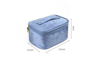 Sac cosmétique en flanelle imperméable de voyage 3210595