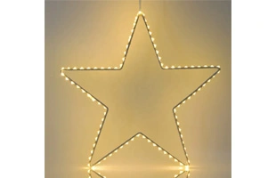 3210316 3D Star Frame Fil De Cuivre Led Nuit