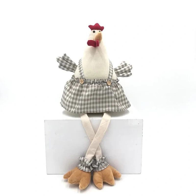 Easter Chicken Animal Shelf Sitter