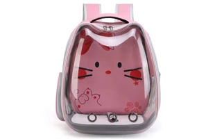 4305315 rose doux-côté chat sac à dos sac de transport pas cher prix de gros fournisseur